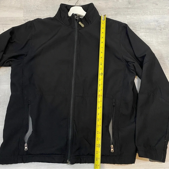 Men’s L Pepsi Performance Softshell Fleece Lined Black Jacket - Picture 5 of 16